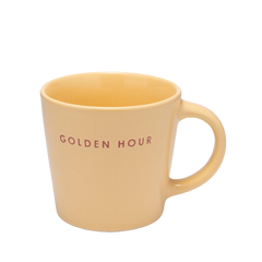Cappuccino cup ceramic golden hour yellow 250ml