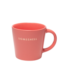 Cappuccino cup ceramic bombshell coral 250ml