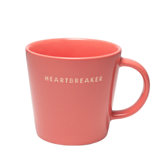 Tea cup ceramic heartbreaker coral 350ml