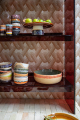 70s ceramics: dessert bowl oasis