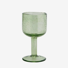 COLOURED WINE GLASS - Green