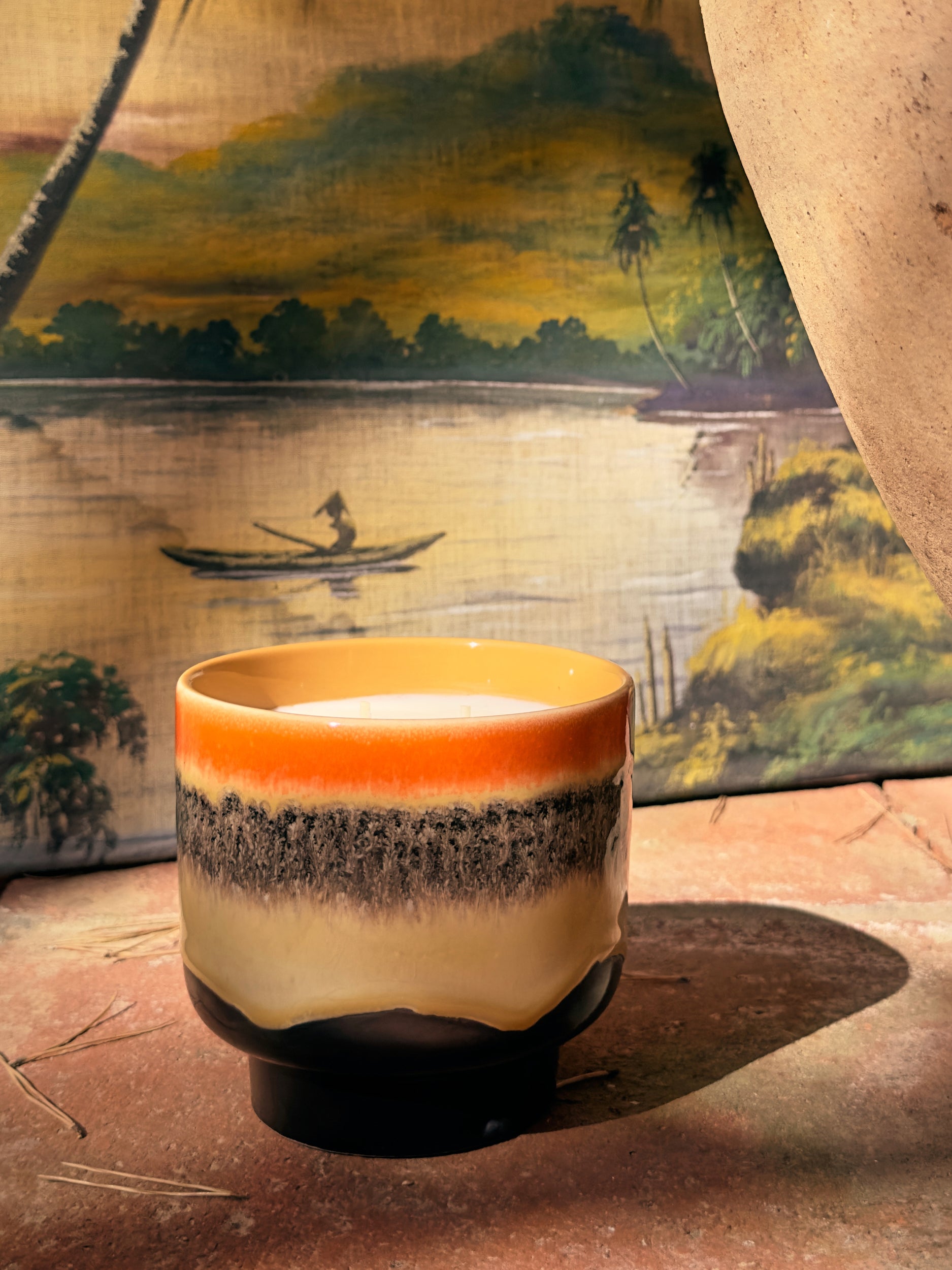 PRE-ORDER! Hkliving 70s ceramics: scented candle tulum