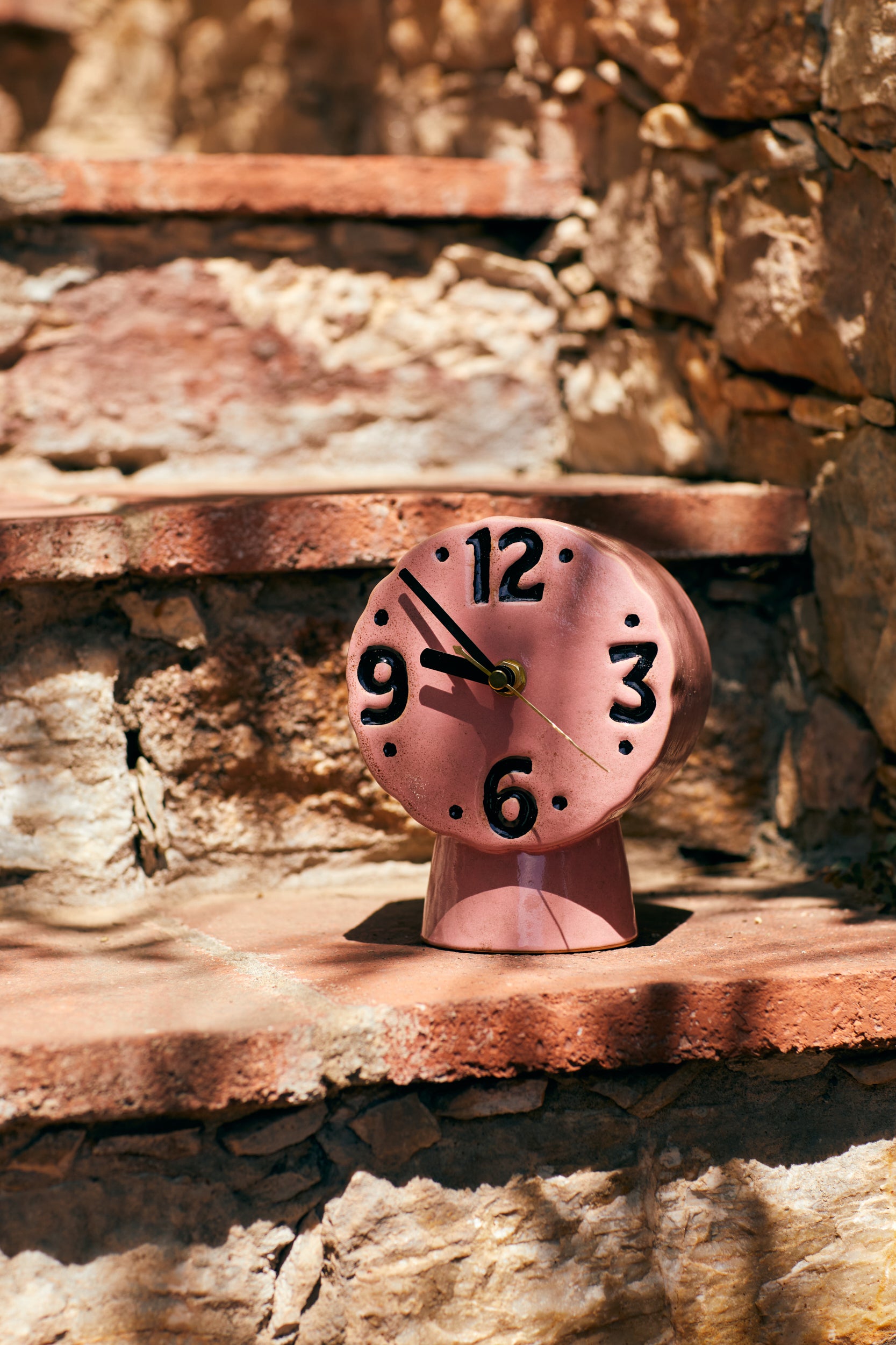 PRE-ORDER HKliving Retro ceramic clock pink