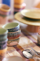 70s ceramics: dessert bowls harbour, set of 4