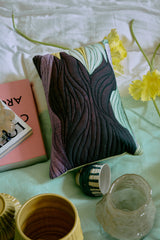 Cushion, watercolours 50x30cm