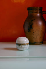 PRE-ORDER 70s ceramics: sugar pot petal