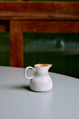 PRE-ORDER 70s ceramics: milk jug petal