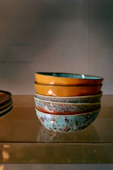 PRE-ORDER 70s ceramics: pasta bowls patina, set of 2
