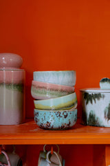 70s ceramics: dessert bowl glint