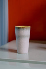 PRE-ORDER 70s ceramics: latte mug petal