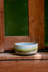 70s ceramics: dessert bowl glint