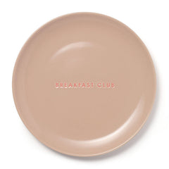 Ceramic breakfast plate BREAKFAST CLUB beige ø22cm