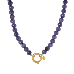 Label Kiki - Indigo snake necklace gold