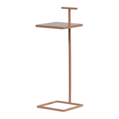 TOSTE BIJZETTAFEL METAAL OUDROZE