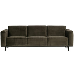 STATEMENT-3-ZITS-BANK-230-CM-FLUWEEL-WARM-GROEN