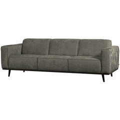 STATEMENT 3-ZITS BANK 230 CM STRUCTURE VELVET FROST