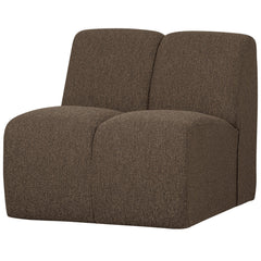 MOJO 1-ZITS ELEMENT BOUCLÉ BRUIN MELANGE