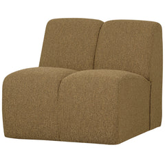 MOJO 1-ZITS ELEMENT BOUCLÉ GEEL/BRUIN MELANGE