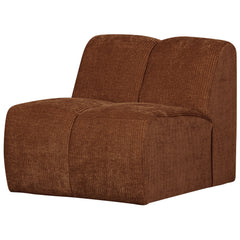MOJO 1-ZITS ELEMENT RIBSTOF ROESTBRUIN