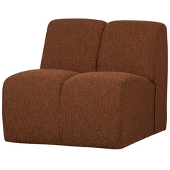MOJO 1-ZITS ELEMENT BOUCLÉ ROESTBRUIN MELANGE