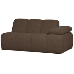 MOJO 1,5-ZITS ELEMENT ARM RECHTS BOUCLÉ BRUIN MELANGE