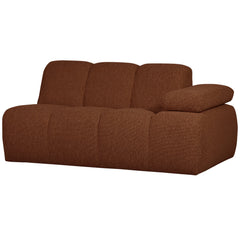 MOJO 1,5-ZITS ELEMENT ARM RECHTS BOUCLÉ ROESTBRUIN MELANGE