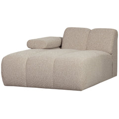 MOJO CHAISE LONGUE ELEMENT LINKS BOUCLÉ BEIGE MELANGE