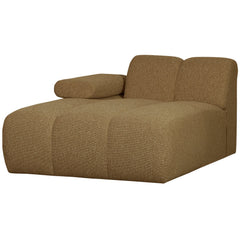 MOJO CHAISE LONGUE ELEMENT LINKS BOUCLÉ GEEL/BRUIN MELANGE