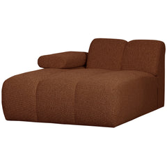 MOJO CHAISE LONGUE ELEMENT LINKS BOUCLÉ ROESTBRUIN MELANGE