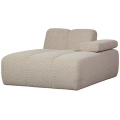 MOJO CHAISE LONGUE ELEMENT RECHTS BOUCLÉ BEIGE MELANGE