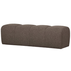MOJO EETBANKJE 164 CM BOUCLÉ BRUIN MELANGE