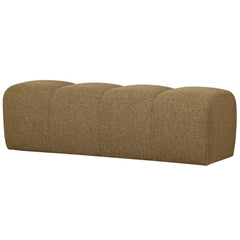 MOJO EETBANKJE 164 CM BOUCLÉ GEEL/BRUIN MELANGE
