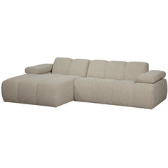 MOJO CHAISE LONGUE BANK LINKS BOUCLÉ BEIGE MELANGE