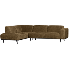 STATEMENT HOEKBANK LINKS STRUCTURE VELVET BRASS