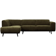 STATEMENT-HOEKBANK-LINKS-PLATTE-BREDE-RIB-WARM-GROEN