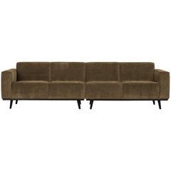 STATEMENT 4-ZITS BANK 280 CM PLATTE BREDE RIB ROCK