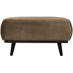 STATEMENT HOCKER FLUWEEL TAUPE