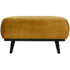 STATEMENT HOCKER FLUWEEL HONINGGEEL