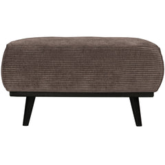 STATEMENT HOCKER BREDE PLATTE RIB TAUPE