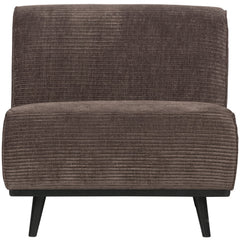 STATEMENT 1-ZITS ELEMENT BREDE PLATTE RIB TAUPE