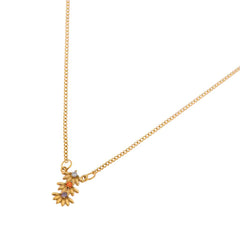 label kiki Flower power necklace gold