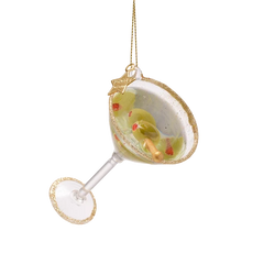 Ornament glass Classic Martini cocktail H6cm