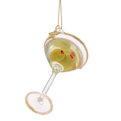Ornament glass Classic Martini cocktail H6cm