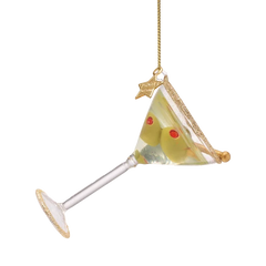 Ornament glass Classic Martini cocktail H6cm