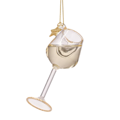 Ornament glass white wine glass classic H10cm