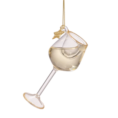 Ornament glass white wine glass classic H10cm