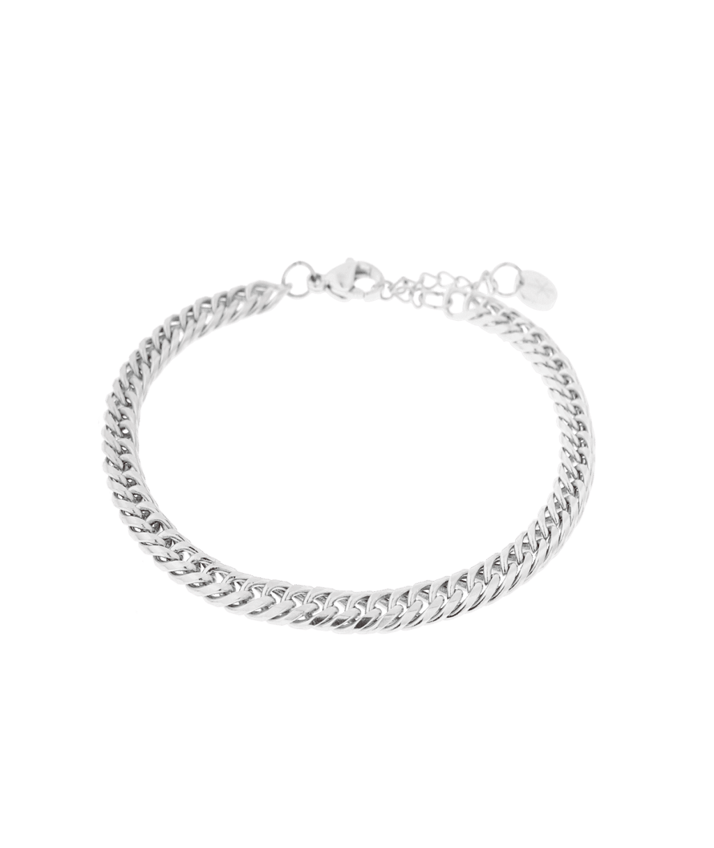 Label Kiki - Big snake bracelet silver