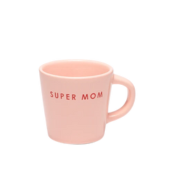 Espresso cup ceramic super mom pink 80ml