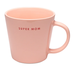 XL cup ceramic super mom pink 500ml