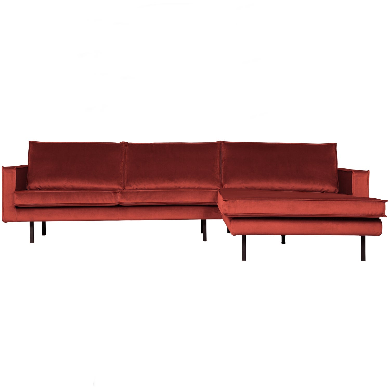 RODEO-CHAISE-LONGUE-RECHTS-VELVET-CHESTNUT
